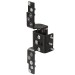 Петля скрытой установки HHR-120 BL (черный) до 120 кг (на 2 петли) 