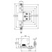 Петля скрытой установки HHR-120 BL (черный) до 120 кг (на 2 петли) 
