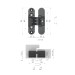 Петля скрытой установки U3D4000 BL (9540UN3D) черный 