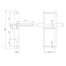 Ручка на планке HANDLE.92.25.67-75 RAL 9016 белый 
