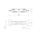 Крепеж для профиля крышки SLD.Scope 9/5/30 bracket (60 pcs) 