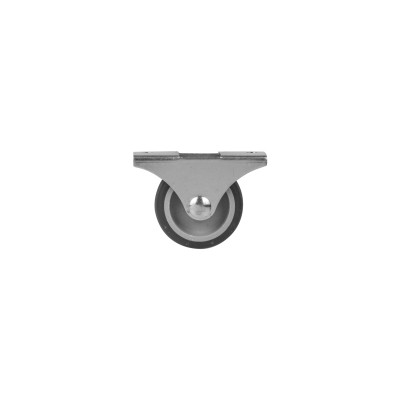 Опора колесная прямоходная WL/R-40R/50 kg резина 