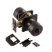 Ручка защелка DK772/BL BL-BK (фик.) черный 