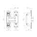 Петля скрытой установки U3D4100.VPG BL черный TECH 