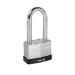 Замок навесной PK-6550L 3 key англ. длиная дужка 