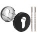 Накладка под цилиндр ET.R.DSS201-02 (DSS-02-ET) (INOX 201) BLACK 