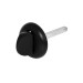 Ручка поворотная BKW8/75-0705 BL-24 черный 