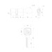 Цилиндровый механизм Z3002Knob80(35+10+35) с вертушкой BL черный 