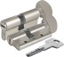 Цилиндровый механизм с вертушкой 164 DBM-E/80 (35+10+35) mm никель 5 кл.