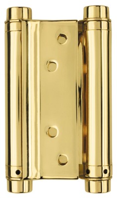 Петля пружинная двусторонняя BH586SS (125*86*1.5) GP (DAS SS 201-5") золото