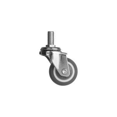 Опора колесная WL/P-30R/20 kg резина, с винтом М8 