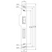 Корпус врезного замка c защёлкой METLH25-50 Box (LH 25-50) CP хром 