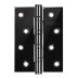 Петля универсальная IN4400U-BL BN (4BB/BL 100x75x2,5) черный глянец БЛИСТЕР