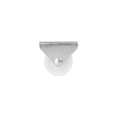 Опора колесная прямоходная WL/R-30P/20 kg WH пластик белый 