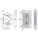 B06102.50.FM.567 Защелка врезная WC (белый) с отв. пл. B02402.05.91 MEDIANA POLARIS 