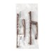 Ручка на планке HANDLE.85.25.67-75 RAL 8017 коричневый 