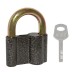 Замок навесной PD-4080 (PD-40-80) 3 fin key