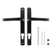 Ручка на планке HANDLE.85.25.67-75 RAL 9005 черный 