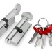 Цилиндровый механизм (D-PRO502/80) D-PRO5002Knob80(40+10+30) CP хром 5Key 