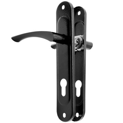 Ручка дверная на планке РФ1-85/07А (черный) 