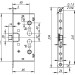 Петля универсальная IN4200U SN (2BB 100x75x2,5) мат.никель 