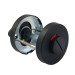 Ручка поворотная BK6.R.DSS201-02 INOX 201 BLACK (с индикатором) 