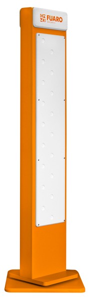 СТЕНД FUARO F2_1 (составной оранж) - напольный 2х сторонний с товаром 