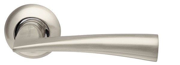 Ручка раздельная Columba LD80-1SN/CP-3 матовый никель/хром 